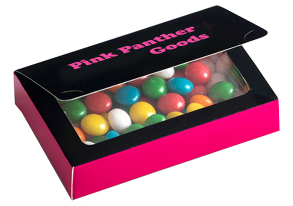 Full Colour Printed Bizcard Box with Chewy Fruit 50g